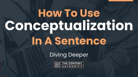 conceptualize in a sentence.